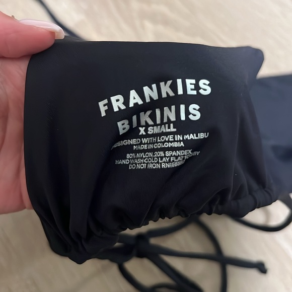 Frankie’s Bikinis - Bash Wrap Halter Bikini Top & Layla String Bikini Bottom - Picture 7 of 7